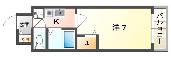 メリックビルの物件間取画像